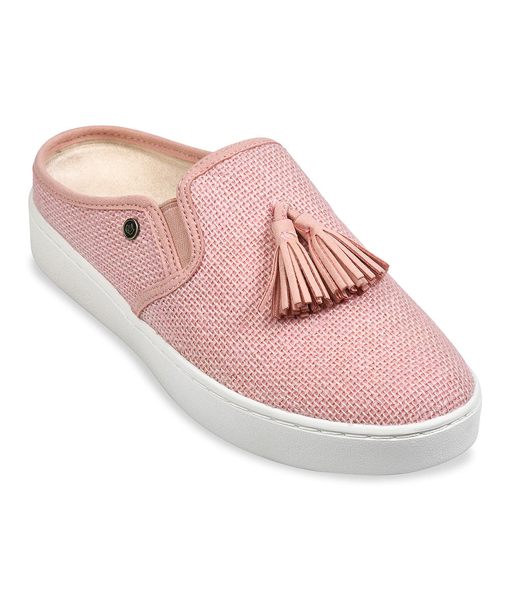 Spenco Women's Sneakers Pale - Pale Blush Raffia Mule - Women size 8.5B -A1-0431