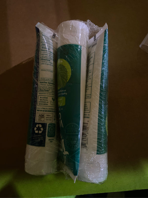 ( Lot of 3) Tom's of Maine Wicked Cool! Mild Mint Anti-cavity Toothpaste - 5.1oz - L10 - 159