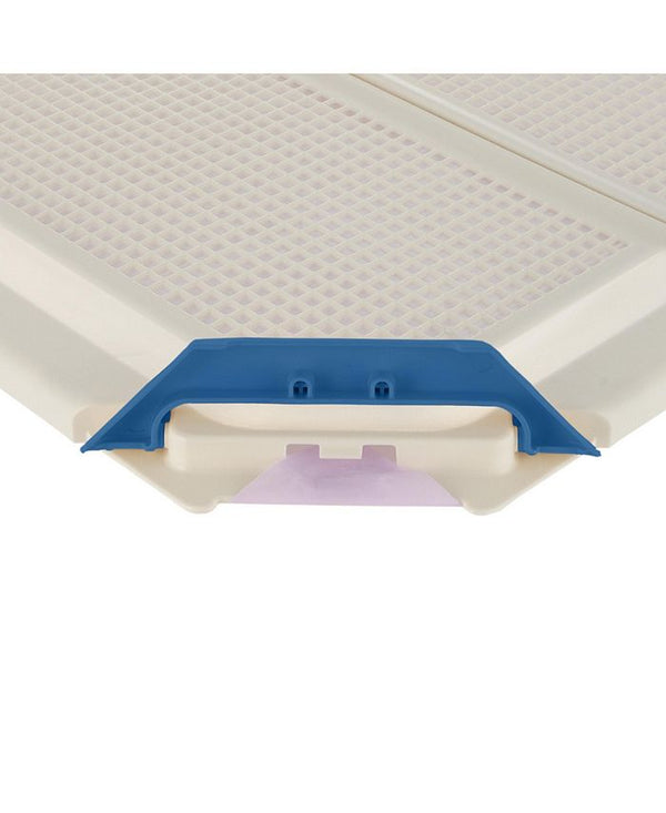 Richell PAW TRAX: Potty Pad Holder - Light Beige & Blue - Multi - B6 - 512