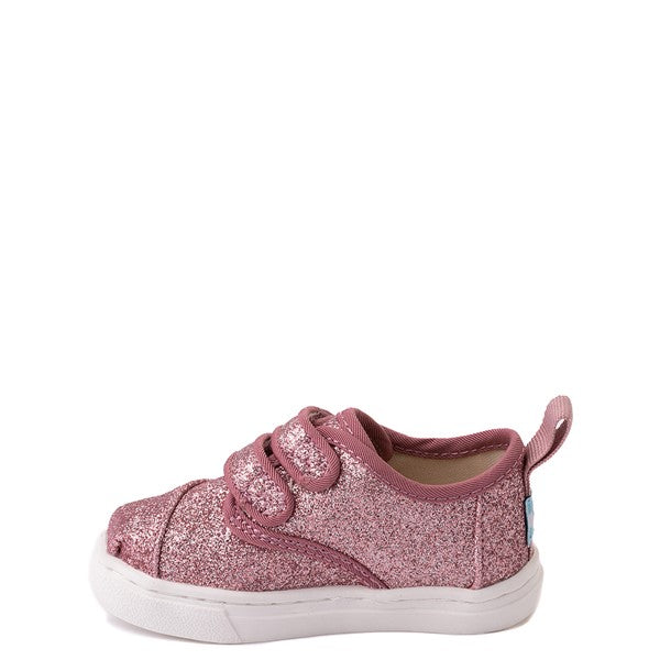 Toms Cordones Infant S Iridescent Glimmer Slip on Trainers in Pink Size 8 - A14 - 732
