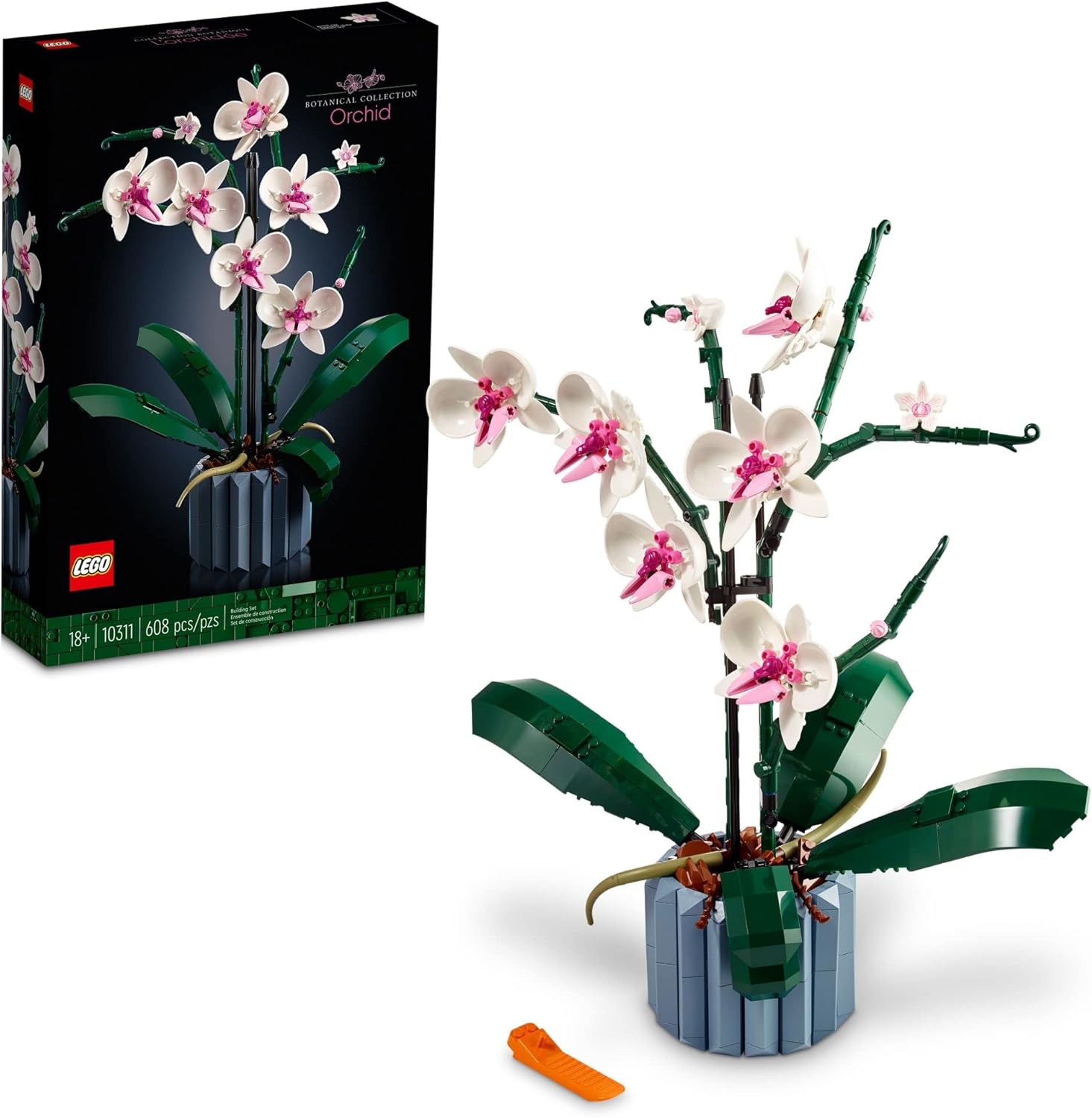 LEGO Botanicals Orchid - Artificial, Fake Indoor F