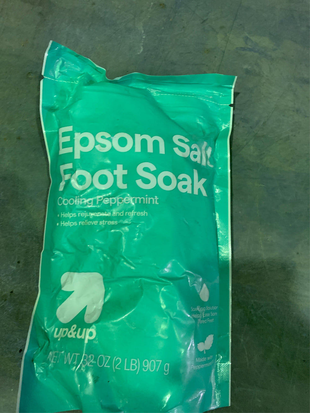 Epsom Salt - Peppermint Scent - 2lb - up&up  -B2-0449 -B2-450