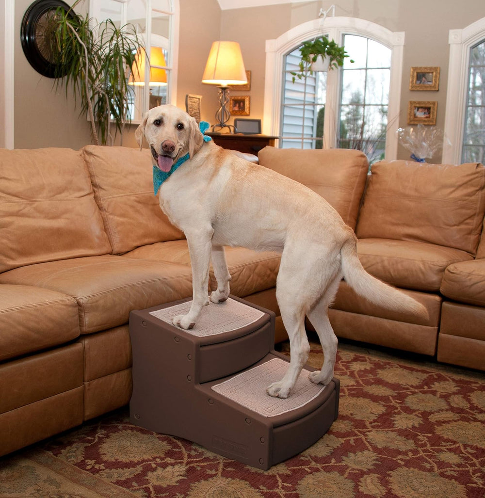 Pet Gear Easy Step II Pet Stairs, Extra Wide, Chocolate - F5 - 1820