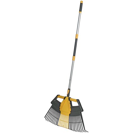 Expert Gardener 3-in-1 Leaf Rake Functions as 30in Leaf Rake 7in Shrub Rake or Leaf Scoops - C13 - 1314