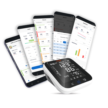 MOBI Connect Smart Bluetooth Upper Arm Blood Pressure Monitor Automatic Blood Pressure Machine - J8 - 1621