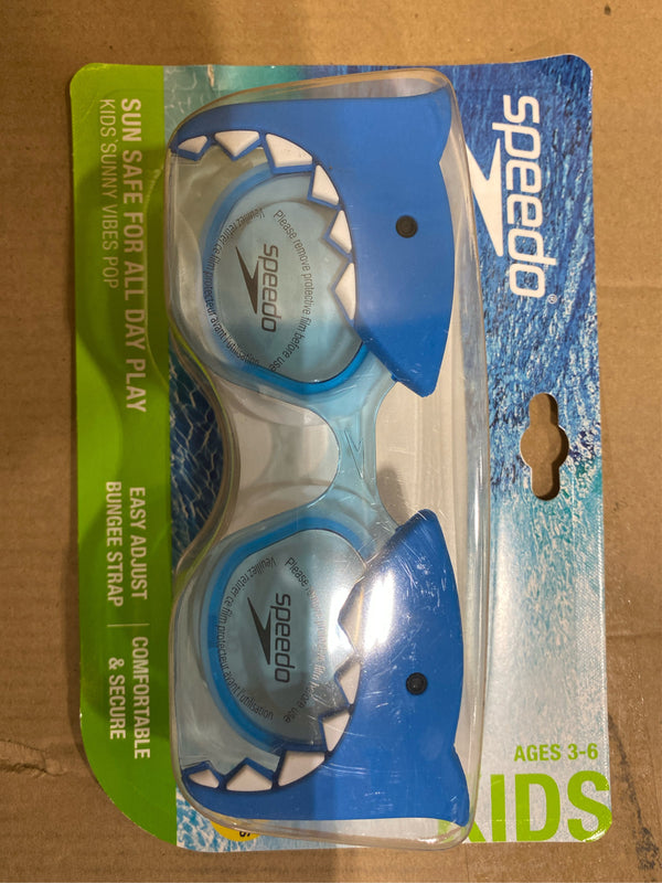 Speedo Kids' Sunny Vibes Swim Goggles - Shark - C6 - 1283