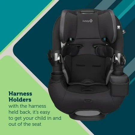 Safety 1st Grow and Go Sprint All-in-One Convertible Car Seat, Cranberry Ice II, Infant & Toddler, Unisex 1998