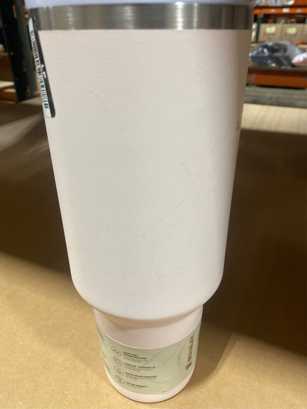 Stanley The Quencher H2.0 FlowState 40 oz Rose Quartz 2.0 BPA Free Insulated Tumbler - NO STRAW - C8 - 1218