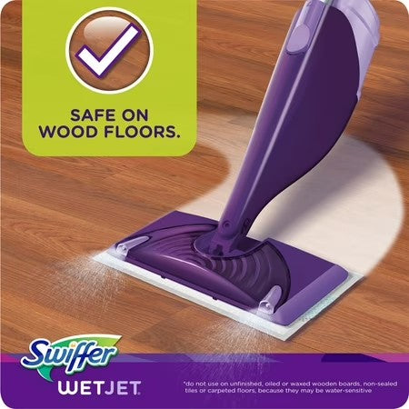 Swiffer Wet Jet Spray Mop Multi-Surface Mopping Pads, Hard Surface Cleaners, 15 Count - C5 - 355