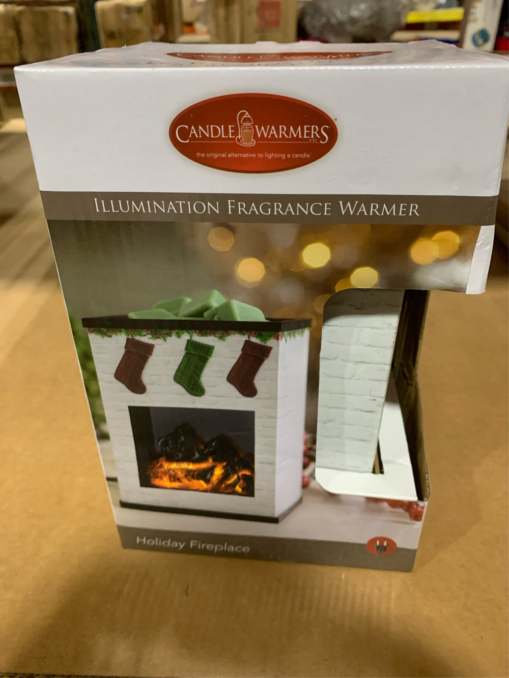 Holiday Fireplace Illumination Fragrance Warmer -F10-0138