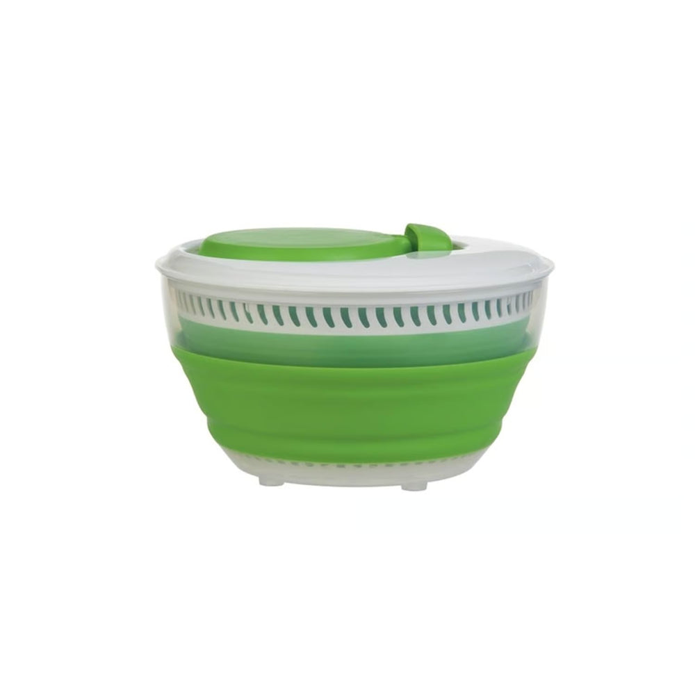 Progressive Prepworks Green/White Plastic Collapsible Salid Spinner 3 quite - F5 - 1765