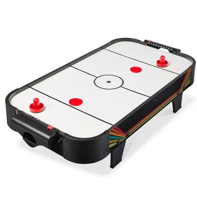 Best Choice Products 40in Air Hockey Arcade Table w/ 100V Motor, Electric Fan, 2 Strikers, 2 Pucks - Arcade 1266b