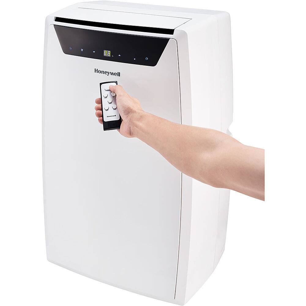 Tested Working - Honeywell - Classic 700 Sq. Ft. Portable Air Conditioner with Dehumidifier - White - BW - 3