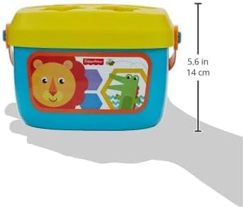 Fisher-Price Stacking Toy Baby's First Blocks Set of 10 Shapes for Sorting Play for Infants Ages 6+ Months 1315