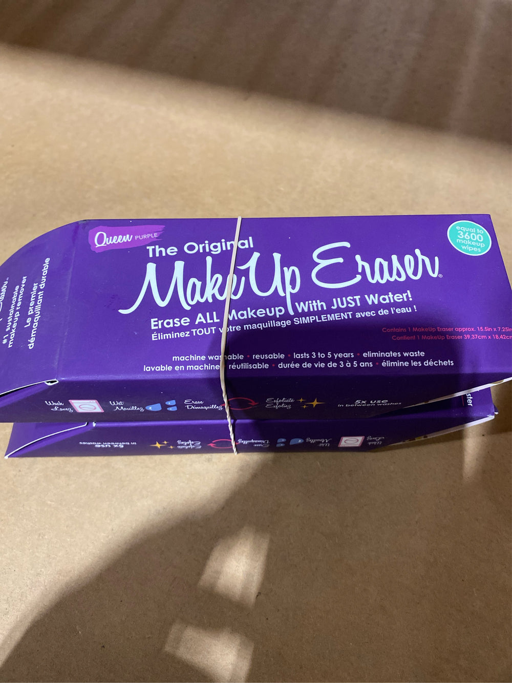 (Lot of 2) MakeUp Eraser Queen Purple - G9 - 168