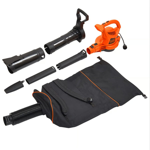 Black+Decker 250 mph 400 CFM Electric Backpack Blower/Mulcher/Vac 1869