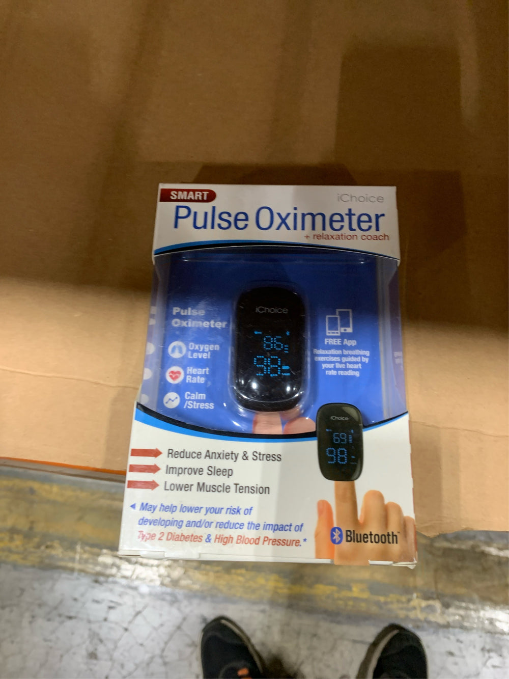 Smart Pulse Oximeter with Relaxation Coach Bluetooth -K8-1606 -K9-1608