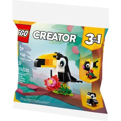 LEGO Creator 3 in 1 Tropical Toucan Building Set - G12 - 279