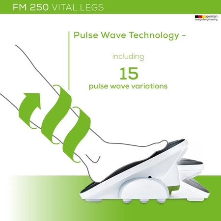 Beurer Vital Legs EMS Booster for Circulation on Feet & Calves, Reduces Swelling & Cramps, FM250 - J6-0235 -J7-0236