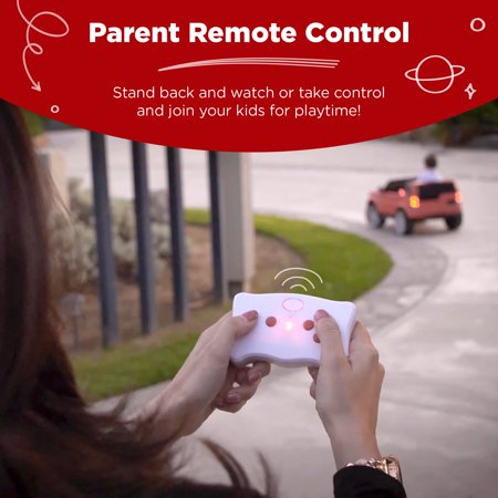 Best Choice Products 12V Kids Ride On Truck Car w/ Parent Remote Control, Spring Suspension, LED Lights - Red - H2 - 1666