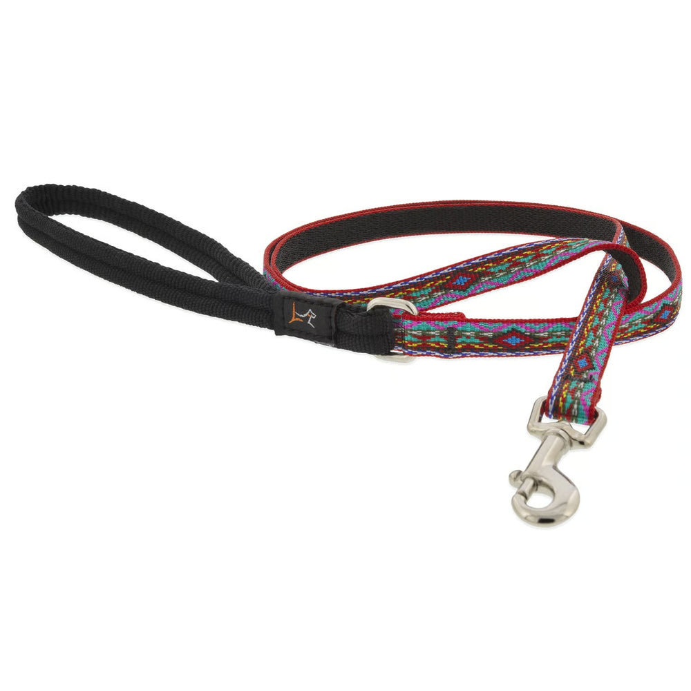 LupinePet Original Designs Multicolor El Paso Nylon Dog Leash -F11-0201