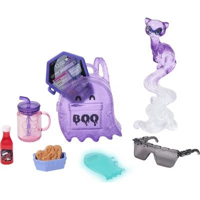 Monster High 12.7" Spectra Vondergeist Fashion Doll Purple Hair/Blue Eyes with Pet Ferret Rhuen and Accessories 1296