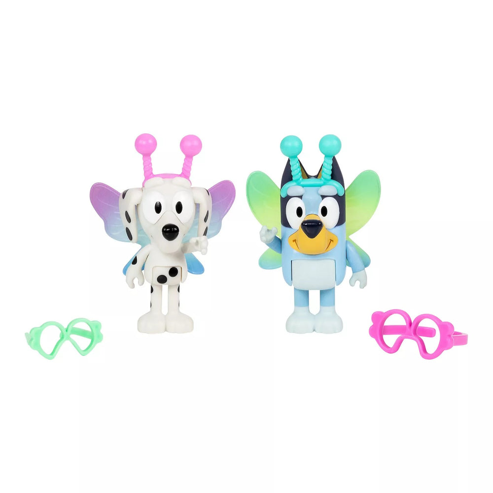 Bluey Aliens Alien Bluey and Alien Chloe Figure Set - C3 - 323