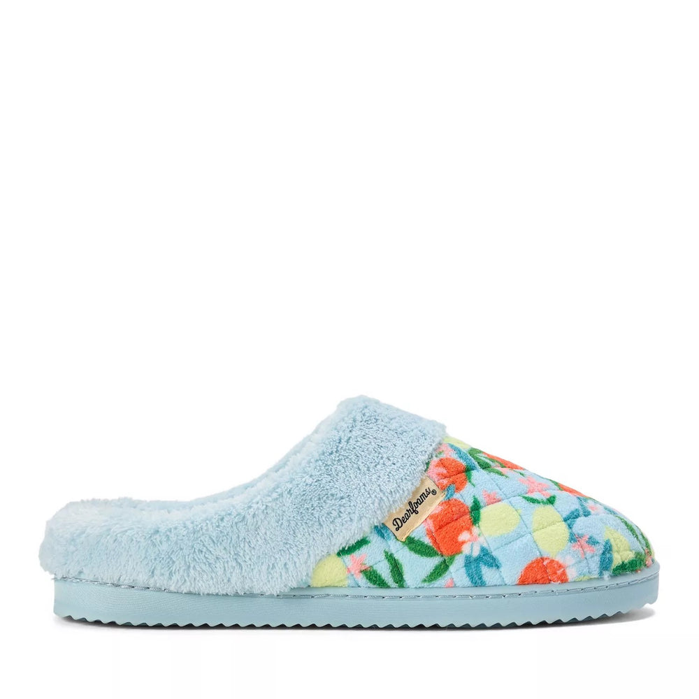 Dearfoams Libby Women's Quilted Terry Clog Slippers -L8-0153