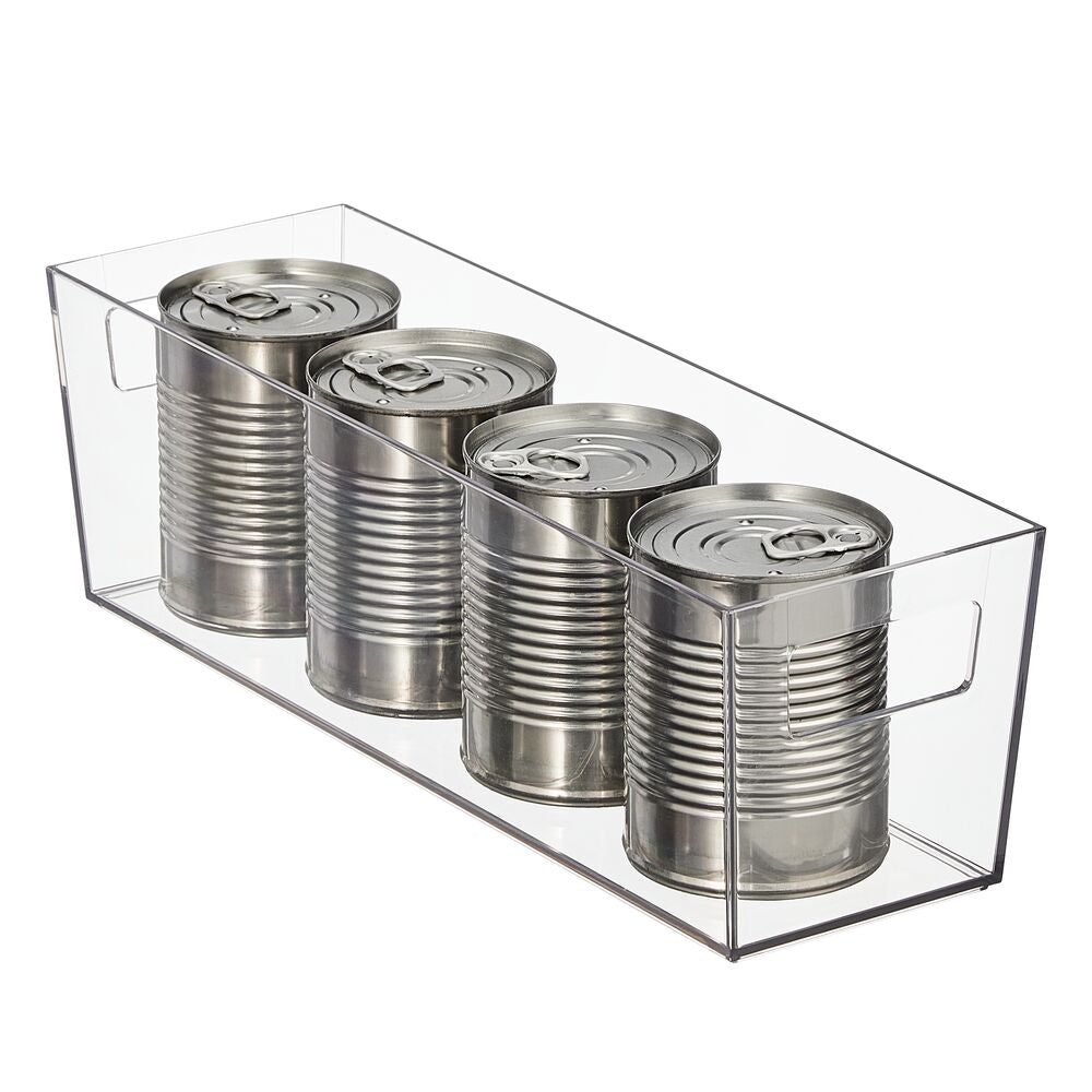 mDESIGN 4-Pack (5-in W x 5-in H x 16-in D) Clear Polyethylene Bin - B9 - 566