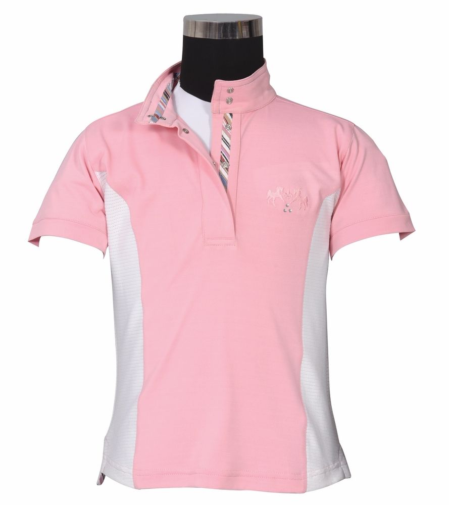 Equine Couture Children S Cara Short Sleeve Show Shirt -K10-1647