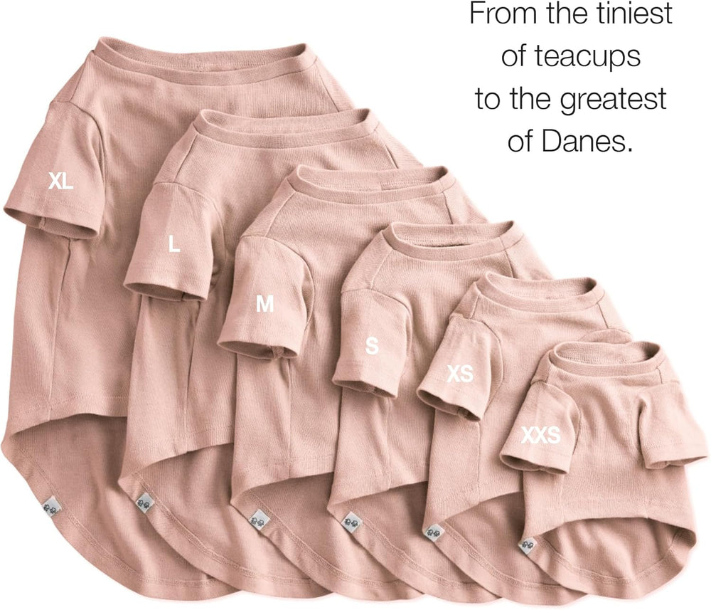 Pet Passion Toby 3-Pack 100% Organic Cotton Dog Short Sleeve T-Shirt Pet Tees for All Breeds, Pink Camo, Small (10-25 lbs) -F11-0199