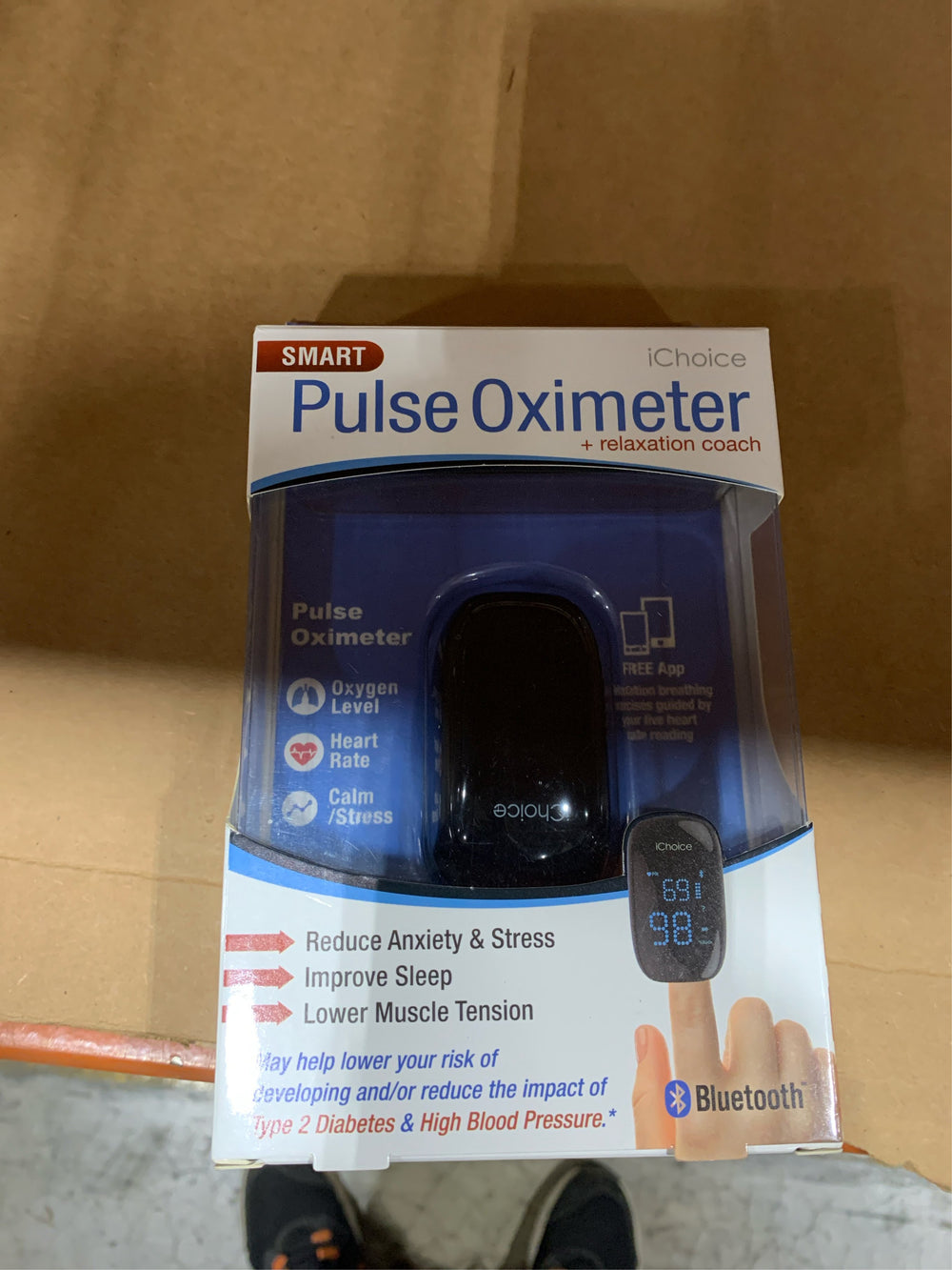 Smart Pulse Oximeter with Relaxation Coach Bluetooth -K8-1606 -K9-1608 -K9-1609