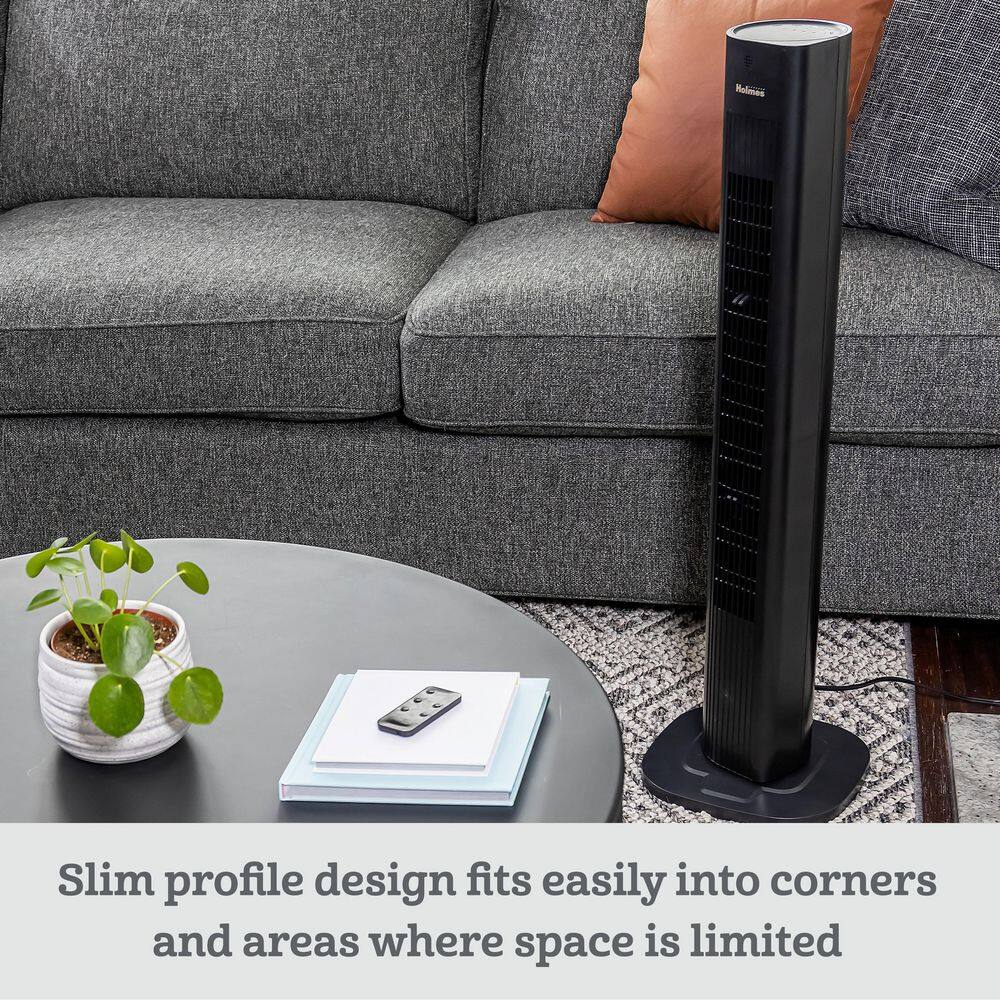 36" Smart Tower Oscillating Fan Black - K12- 260