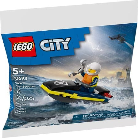 LEGO City Police Water Scooter Building Toy - Includes Police Office Minifigure - G7 - 1846