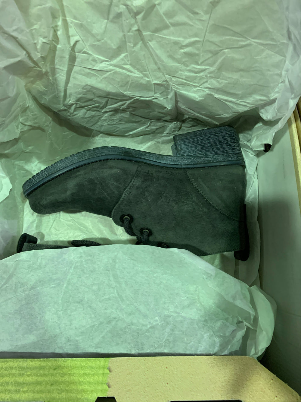 NAOT Footwear Women's Love Boot Oily Midnight Combo 7 M US -A2-0436