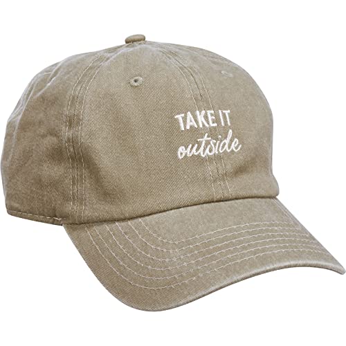 Primitives by Kathy Baseball Caps Brown - Brown 'Take It Outside' Baseball Cap - C10 - 1584