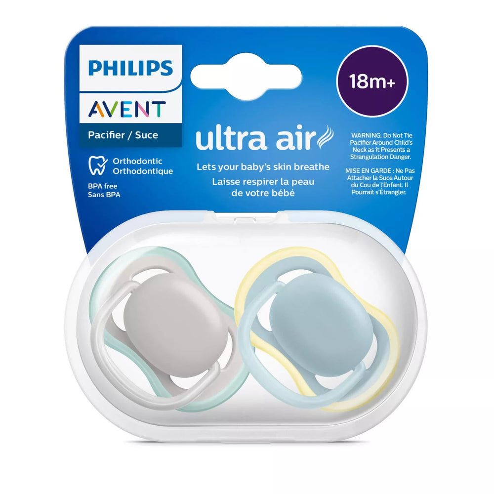 (Lot of 2) Avent Philips Avent Ultra Air Pacifier 18m+ 2 Pack - L10 - 163