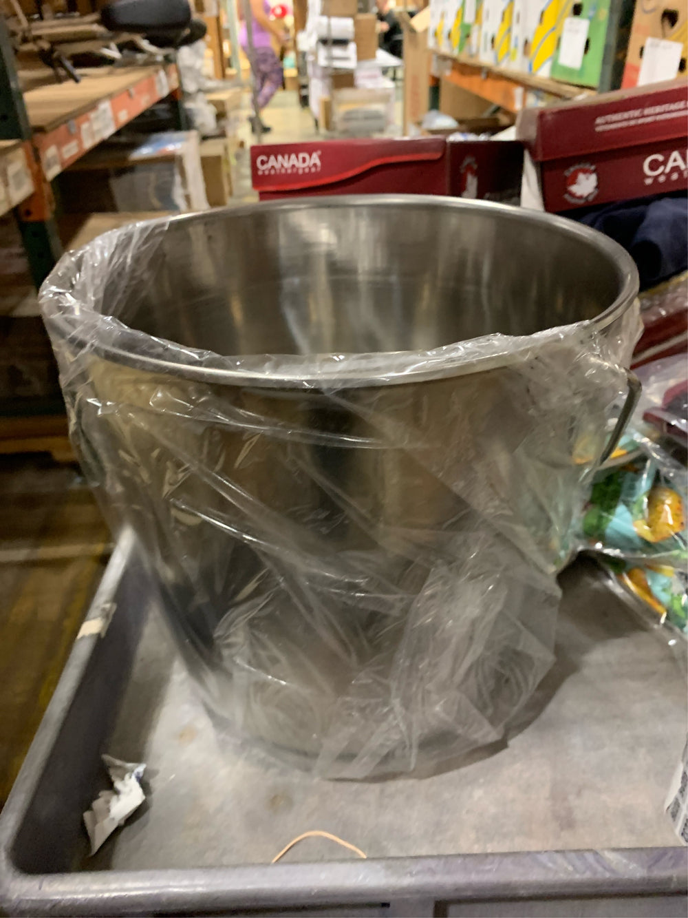 AmeriHome Large Stainless Steel Bucket -G12-0207