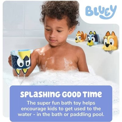 Tomy Bluey Family Pourers - Nesting, Stacking Cups Bath Toy - E5 - 1899