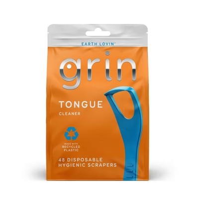 (Lot of 5) Grin Oral Care Tongue Cleaner - 48ct - G13 - 1187