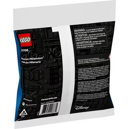 LEGO Star Wars Millennium Falcon Mini-Build - Space Ship Building Toy for Kids, Ages 6+ - 30708 -A6-1130