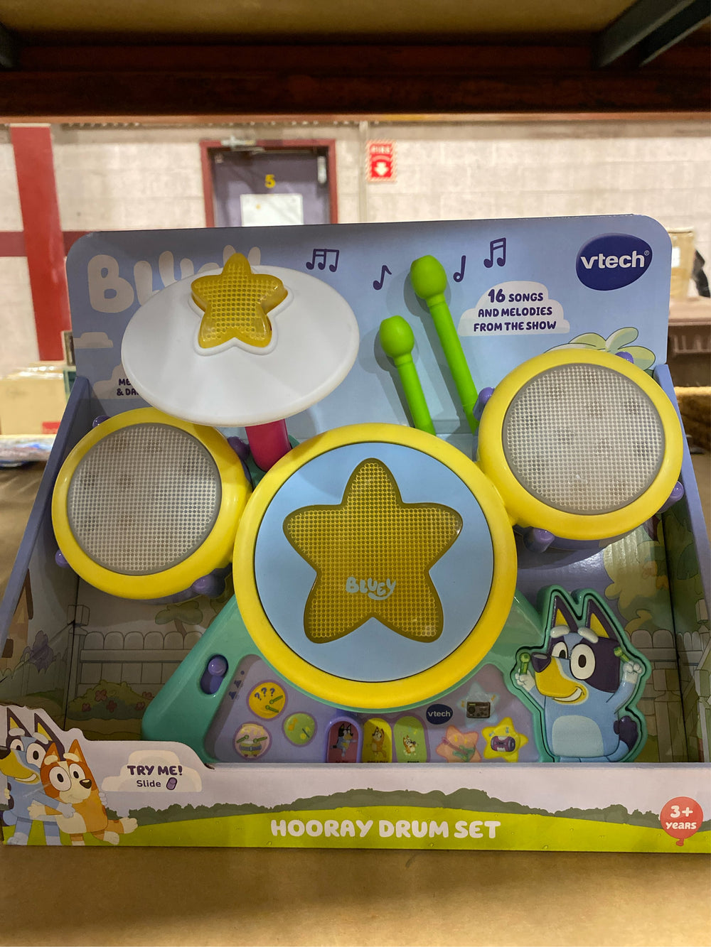 VTech Bluey Hooray Drum Set - G6 - 1902