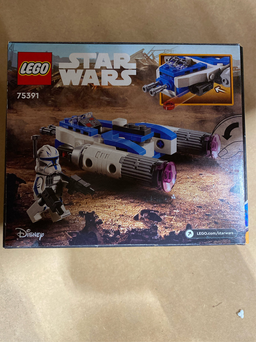 LEGO Star Wars Captain Rex Y-Wing Microfighter 75391 Building Kit (99 Pieces) - B6 - 1112