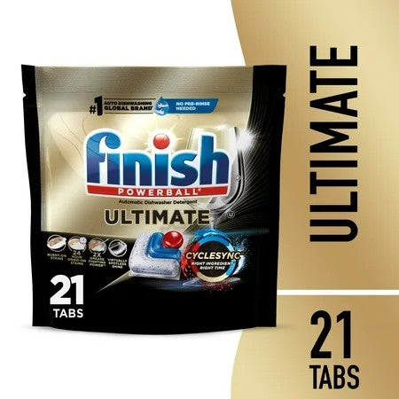 Finish Ultimate Dishwasher Pods, No Pre-Rinse Dish