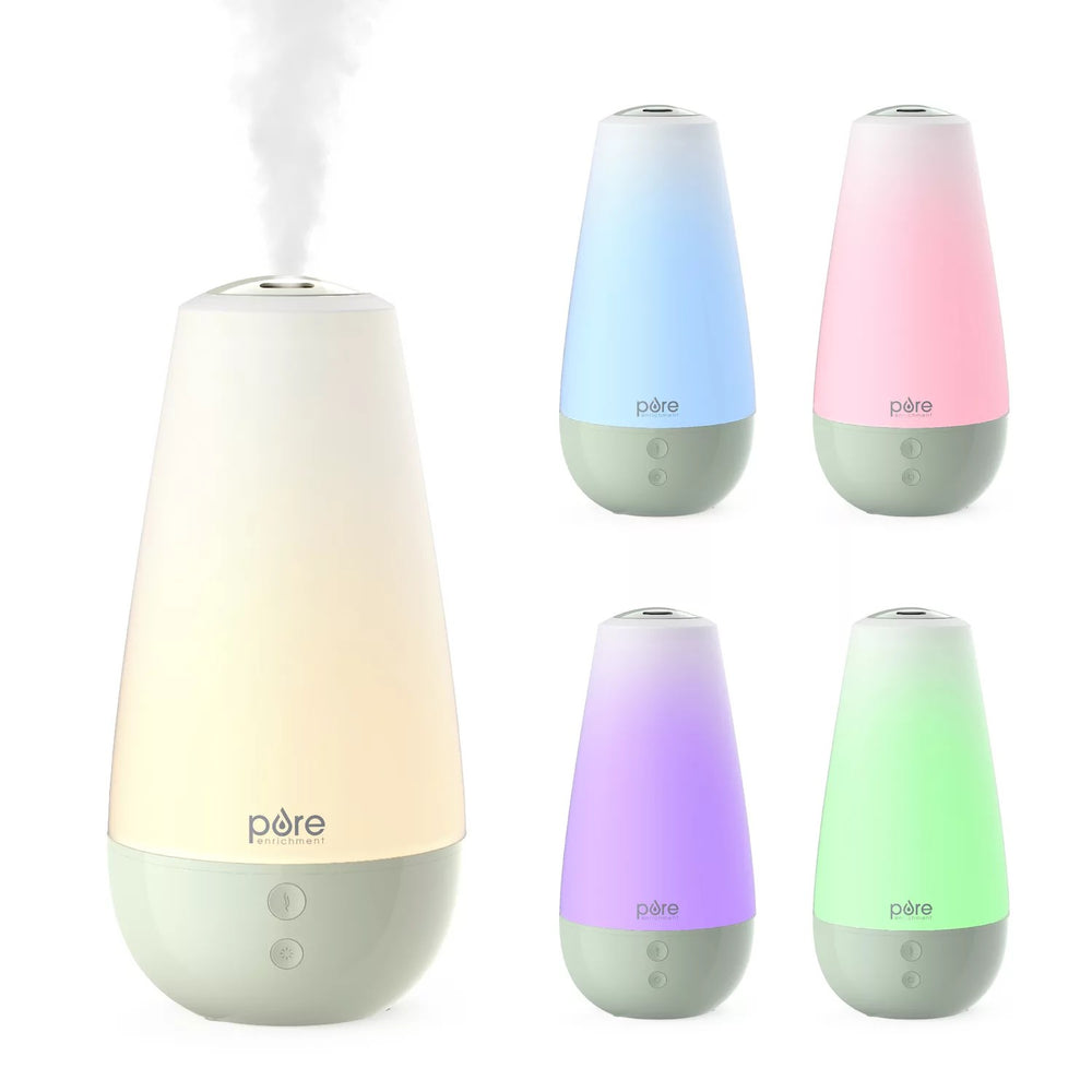 Pure Enrichment PureBaby  3-in-1 Whisper-Quiet Humidifier, Color-Changing Night Light, & Essential Oil Diffuser -A11-1284
