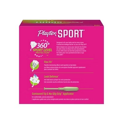 Playtex Sport Tampons - Plastic - Unscented - Regular - 36ct - C2 - 1292