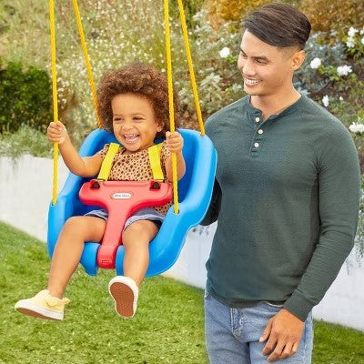 Little Tikes 2-in-1 Snug 'n Secure Swing - Blue 1692