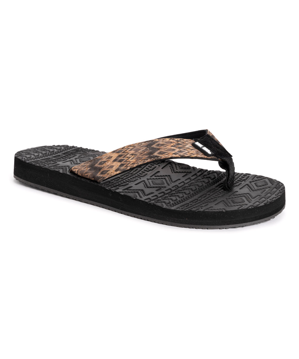 Black Multicolor Emma Flip-Flop - Women Size 11 - C14 - 553