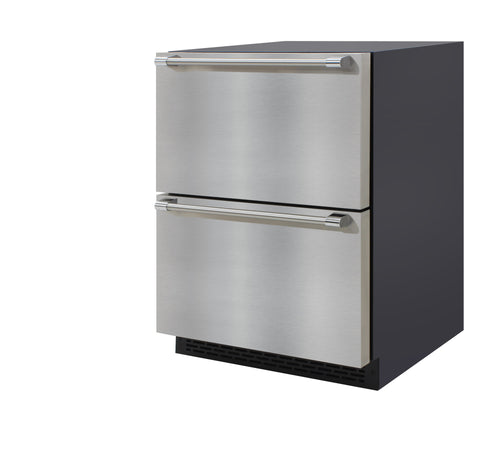 Brama 24-in 2-Drawer Freestanding Drawer Ref