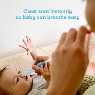 Frida Baby Baby Nasal Aspirator NoseFrida The Snotsucker All-Natural Saline - G12 - 1120